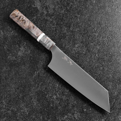 Bunka Blue Super Polie Manche en Érable 180mm-[Musashi]-[Couteaux de cuisine japonais]
