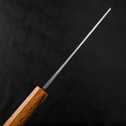 Bunka Blue Steel #1 Revêtement Inox Kurouchi Manche en Chêne 190mm-[Musashi]-[Couteaux de cuisine japonais]