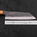 Bunka Blue Steel #1 Revêtement Inox Kurouchi Manche en Chêne 190mm-[Musashi]-[Couteaux de cuisine japonais]