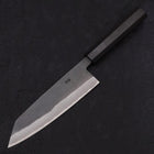 Bunka Blue steel #2 Kurouchi Chokin Nami-Fuji Manche en Buffle et Ébène 175mm-[Musashi]-[Couteaux de cuisine japonais]