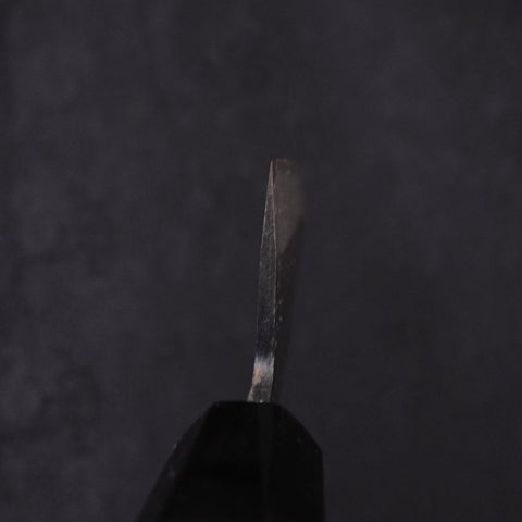 Bunka Blue steel #2 Kurouchi Chokin Nami-Fuji Manche en Buffle et Ébène 175mm-[Musashi]-[Couteaux de cuisine japonais]