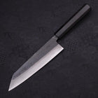 Bunka Blue Steel #2 Kurouchi Damas Manche en Buffle et Ébène 180mm-[Musashi]-[Couteaux de cuisine japonais]