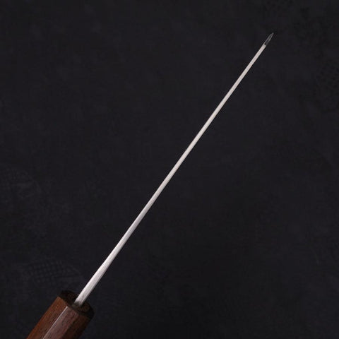 Bunka Blue steel #2 Revêtement Inox Kurouchi Manche en Noyer et Bois de Rose 180mm-[Musashi]-[Couteaux de cuisine japonais]