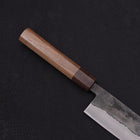 Bunka Blue steel #2 Revêtement Inox Kurouchi Manche en Noyer et Bois de Rose 180mm-[Musashi]-[Couteaux de cuisine japonais]