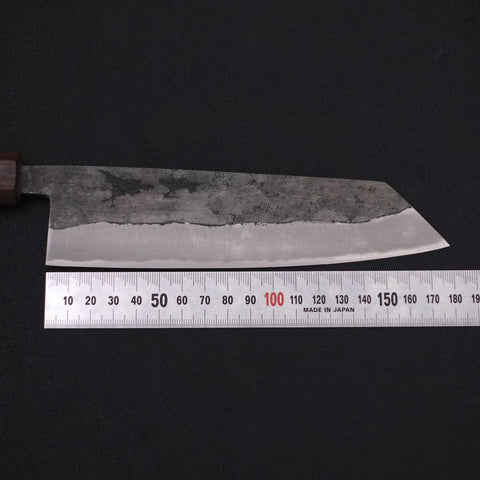 Bunka Blue steel #2 Revêtement Inox Kurouchi Manche en Noyer et Bois de Rose 180mm-[Musashi]-[Couteaux de cuisine japonais]
