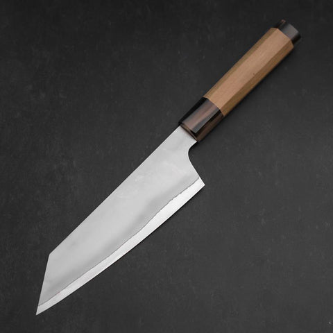 Bunka HAP-40 Bokashi Manche en Magnolia avec Double Embouts en Buffle 180mm-[Musashi]-[Couteaux de cuisine japonais]