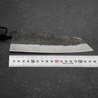 Bunka Revêtement Inox Blue steel #2 Kurouchi Manche en Noyer 180mm-[Musashi]-[Couteaux de cuisine japonais]