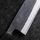 Bunka Revêtement inox Blue Steel #2 Kurouchi Manche Urushi Bleu 170mm-[Musashi]-[Couteaux de cuisine japonais]