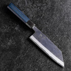 Bunka Revêtement inox Blue Steel #2 Kurouchi Manche Urushi Bleu 170mm-[Musashi]-[Couteaux de cuisine japonais]