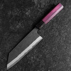 Bunka Revêtement inox Blue Steel #2 Kurouchi Manche Urushi Pourpre 170mm-[Musashi]-[Couteaux de cuisine japonais]