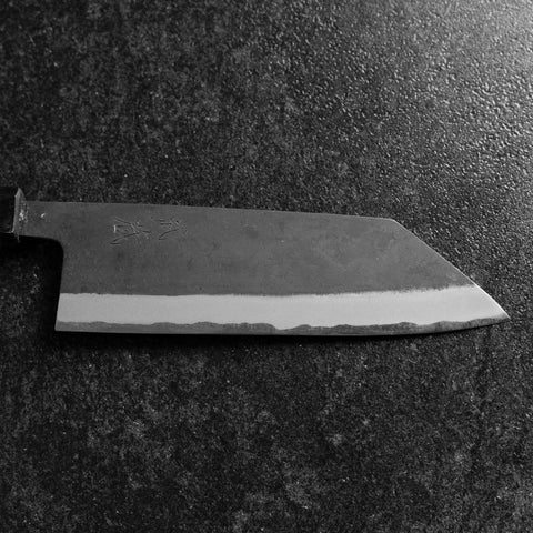 Bunka Revêtement inox Blue Steel #2 Kurouchi Manche Urushi Pourpre 170mm-[Musashi]-[Couteaux de cuisine japonais]
