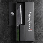 Bunka Revêtement inox Blue Steel #2 Kurouchi Manche Urushi Vert 170mm-[Musashi]-[Couteaux de cuisine japonais]
