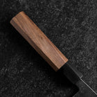 Bunka Revêtement inox Blue Steel #2 Kurouchi Manche en Noyer 165mm-[Musashi]-[Couteaux de cuisine japonais]