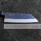 Bunka Revêtement inox Blue Super Kurouchi Manche Urushi Vert 170mm-[Musashi]-[Couteaux de cuisine japonais]