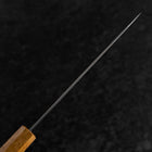 Bunka Revêtement inox Blue Super Poli Manche Yaki Urushi 175mm-[Musashi]-[Couteaux de cuisine japonais]