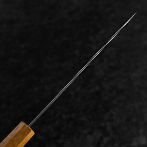 Bunka Revêtement inox Blue Super Poli Manche Yaki Urushi 175mm-[Musashi]-[Couteaux de cuisine japonais]
