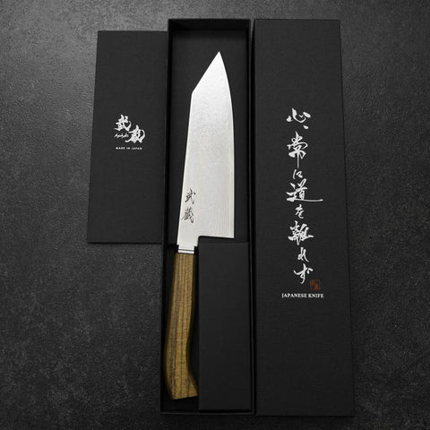 Bunka SG-2 Damas Manche en Ébène Occidental 180mm-[Musashi]-[Couteaux de cuisine japonais]