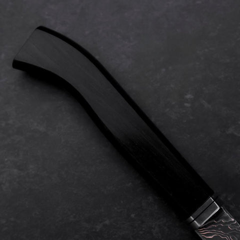 Bunka SG-2 Kurozome Damascus Manche en Ébène 180mm-[Musashi]-[Couteaux de cuisine japonais]