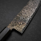 Bunka SG-2 Nickel Noir Damas Manche en Ébène 180mm-[Musashi]-[Couteaux de cuisine japonais]