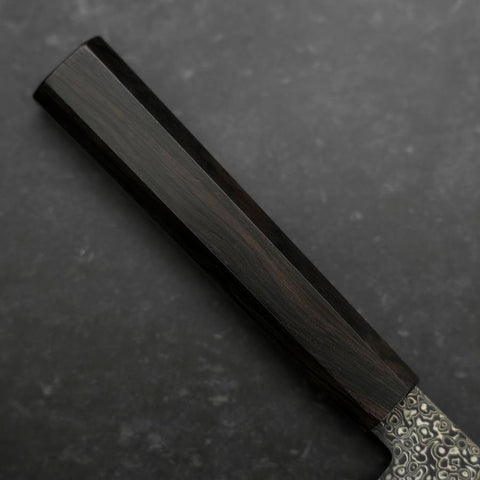 Bunka SG-2 Nickel Noir Damas Manche en Ébène 180mm-[Musashi]-[Couteaux de cuisine japonais]