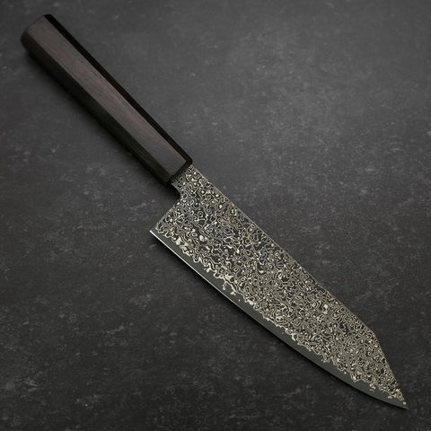 Bunka SG-2 Nickel Noir Damas Manche en Ébène 180mm-[Musashi]-[Couteaux de cuisine japonais]