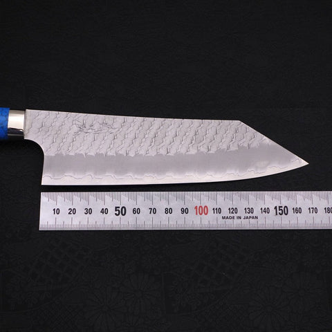 Bunka SG-2 Tsuchime Manche en Turquoise Bleu 170mm-[Musashi]-[Couteaux de cuisine japonais]