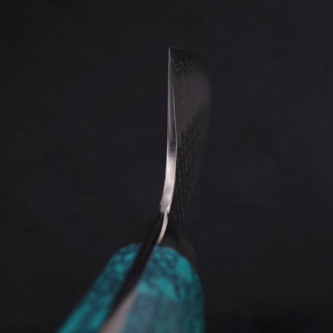 Bunka SG-2 Tsuchime Manche en Turquoise Vert 170mm-[Musashi]-[Couteaux de cuisine japonais]