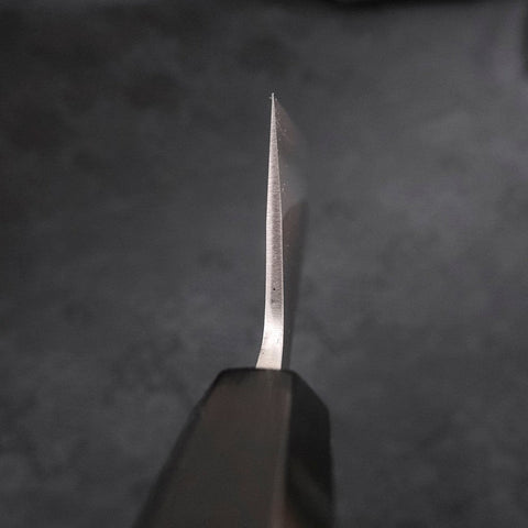 Bunka SKD11 Nashiji Manche en Buffle et Ébène 165mm-[Musashi]-[Couteaux de cuisine japonais]