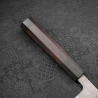 Bunka SKD11 Nashiji Manche en Buffle et Ébène 165mm-[Musashi]-[Couteaux de cuisine japonais]