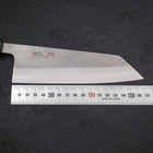 Bunka SKD11 Nashiji Manche en Buffle et Ébène 165mm-[Musashi]-[Couteaux de cuisine japonais]