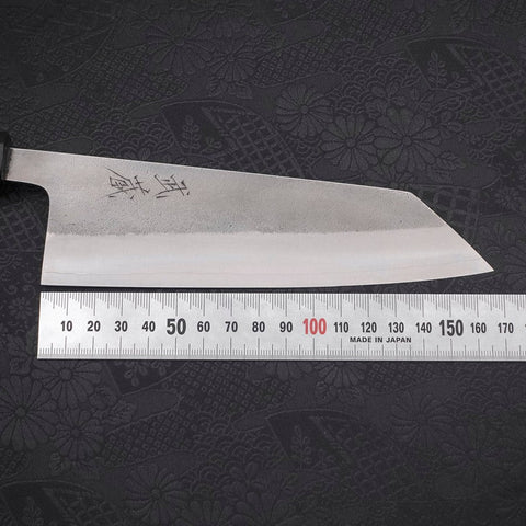 Bunka SKD11 Nashiji Manche en Buffle et Ébène 165mm-[Musashi]-[Couteaux de cuisine japonais]