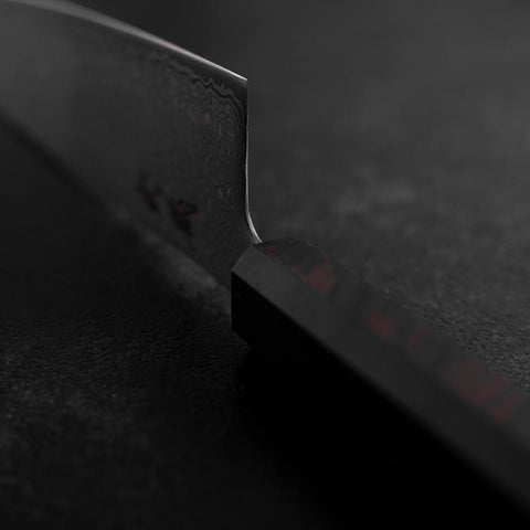 Bunka SLD Damas Noir Manche en Ébène 175mm-[Musashi]-[Couteaux de cuisine japonais]