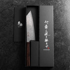Bunka SLD Damas Noir Manche en Ébène 175mm-[Musashi]-[Couteaux de cuisine japonais]