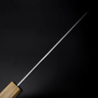 Bunka SLD Damas coloré Tsuchime au nickel Manche en Olivier 170mm Édition limitée-[Musashi]-[Couteaux de cuisine japonais]