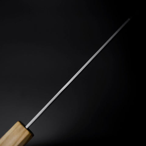 Bunka SLD Damas coloré Tsuchime au nickel Manche en Olivier 170mm Édition limitée-[Musashi]-[Couteaux de cuisine japonais]