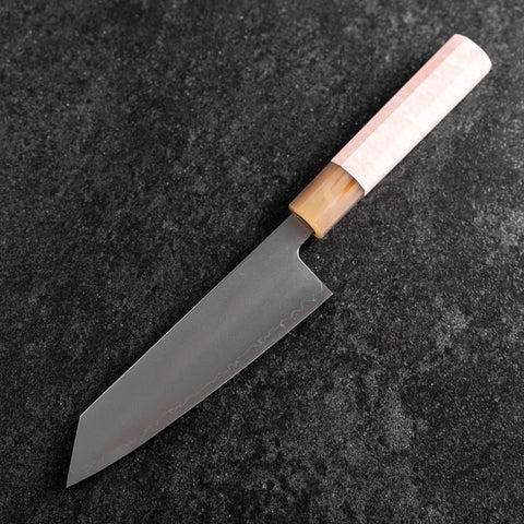 Bunka SLD Miroir Rose Clair Manche en Buffle et Noyer 170mm-[Musashi]-[Couteaux de cuisine japonais]