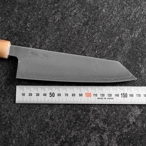 Bunka SLD Miroir Rose Clair Manche en Buffle et Noyer 170mm-[Musashi]-[Couteaux de cuisine japonais]