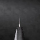Bunka SLD Nickel en Vagues Damas Manche Ishime Noir 170mm-[Musashi]-[Couteaux de cuisine japonais]