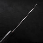 Bunka SLD Nickel en Vagues Damas Manche Ishime Noir 170mm-[Musashi]-[Couteaux de cuisine japonais]