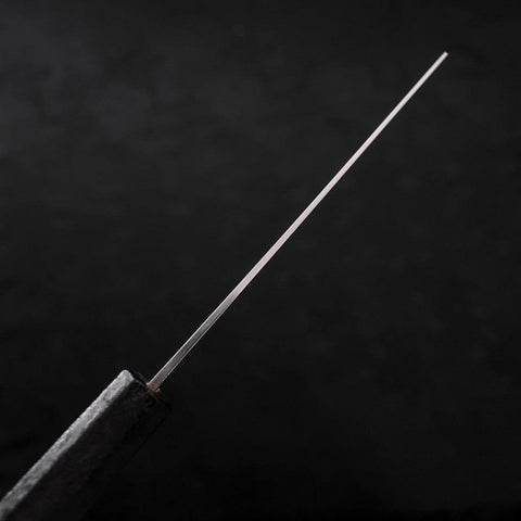 Bunka SLD Nickel en Vagues Damas Manche Ishime Noir 170mm-[Musashi]-[Couteaux de cuisine japonais]