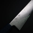 Bunka SLD Nickel en Vagues Damas Manche Urushi Bleu 170mm-[Musashi]-[Couteaux de cuisine japonais]