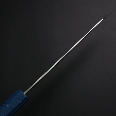 Bunka SLD Nickel en Vagues Damas Manche Urushi Bleu 170mm-[Musashi]-[Couteaux de cuisine japonais]