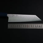 Bunka SLD Nickel en Vagues Damas Manche Urushi Bleu 170mm-[Musashi]-[Couteaux de cuisine japonais]