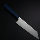 Bunka SLD Nickel en Vagues Damas Manche Urushi Bleu 170mm-[Musashi]-[Couteaux de cuisine japonais]