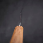 Bunka SLD Nickel en Vagues Damas Manche Yaki Urushi 170mm-[Musashi]-[Couteaux de cuisine japonais]