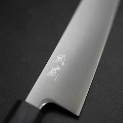 Bunka SLD Poli Manche Urushi Bleu Sombre 170mm-[Musashi]-[Couteaux de cuisine japonais]