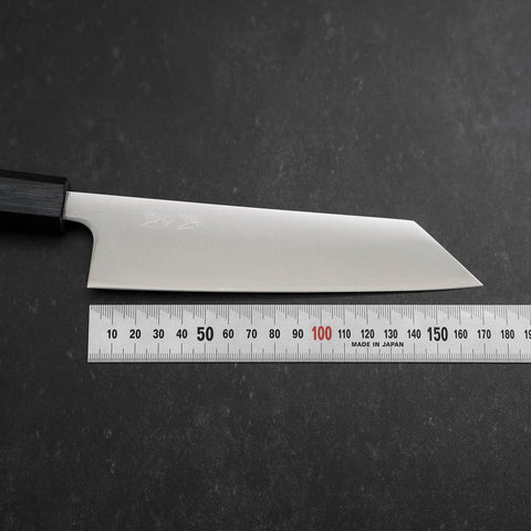 Bunka SLD Poli Manche Urushi Bleu Sombre 170mm-[Musashi]-[Couteaux de cuisine japonais]