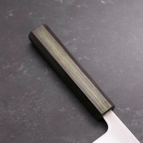 Bunka SLD Poli Manche Urushi Vert 170mm-[Musashi]-[Couteaux de cuisine japonais]