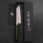 Bunka SLD Poli Manche Urushi Vert 170mm-[Musashi]-[Couteaux de cuisine japonais]