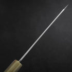 Bunka Silver Steel #3 Damas Manche en Buffle et Turquoise 180mm-[Musashi]-[Couteaux de cuisine japonais]